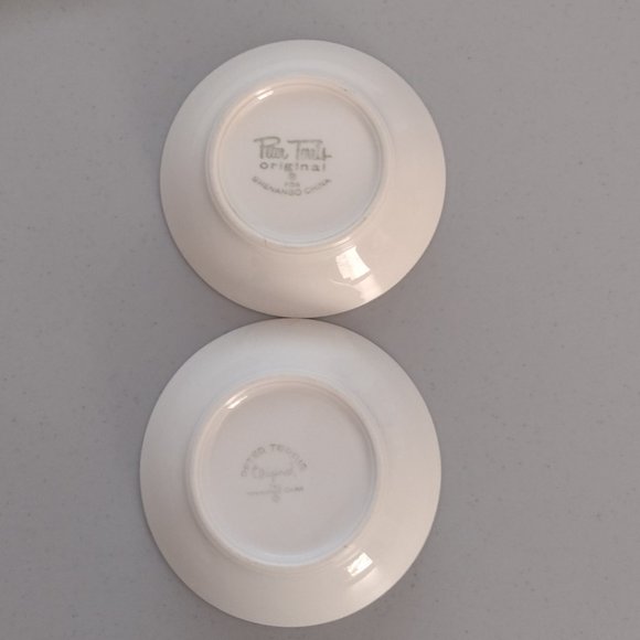 Peter Terris Shenango Calico Leaves Fruit Dessert Sauce Dishes b300 - Picture 2 of 5